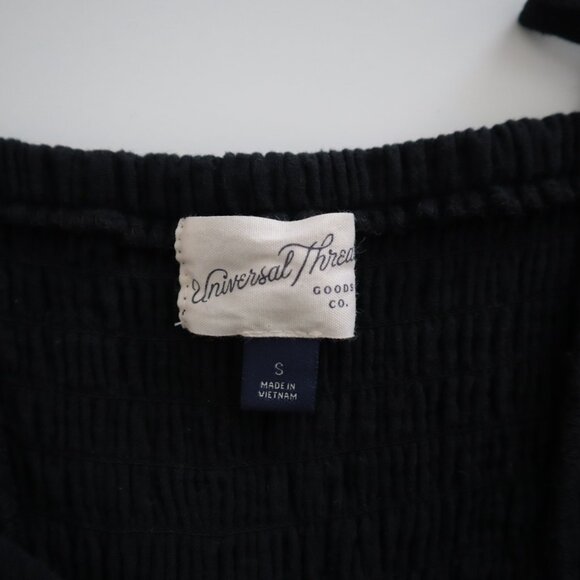 Universal Thread Gauze Button Front Tiered Dress | S - Picture 4 of 6